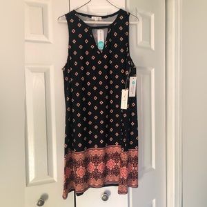 NWT XL Navy Nine Britton Renata Brushed Knit Dress